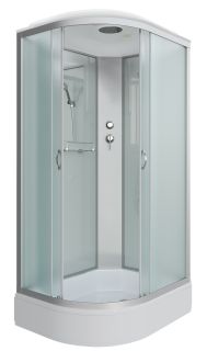 Душевая кабина Niagara NG-33974-14R 90x70см серебро/матовое